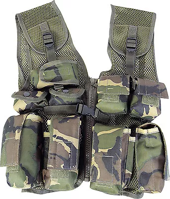 Kids PLCE Action Paintball Vest Army DPM Camo SWAT 1siz • $44.29