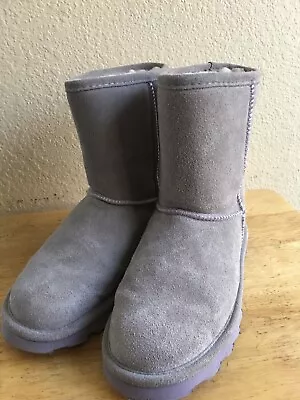 Bearpaw Elle Youth Youth's Casual Boots Persian Violet Size 5Y /6 Women’s Pre-Ow • $20