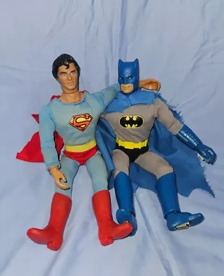 1978 Mego Superman And Batman 12 Inch Action Figures • $55