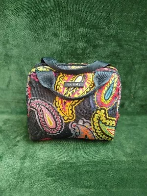 Vera Bradley Twilight Paisley Cool Keeper Insulated Cooler Bag Lunch Bag Tote~  • $9.95