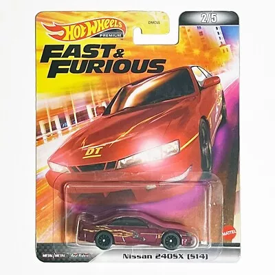 Hot Wheels Premium Fast & Furious Nissan 240SX S14 (Red) • $14.75