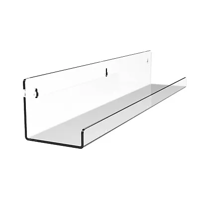 Wall Clear Acrylic Shelf Storage Display Unit • £24.95