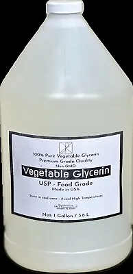 Vegetable Glycerin Bulk 1 Gallons 10.5 Lbs. USP 99.9 % Pure Food Grade Liquid • $31.95