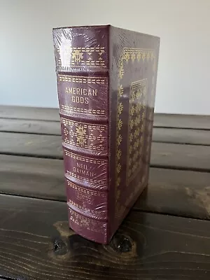 $180 • Buy American Gods - Neil Gaiman - Easton Press - SIGNED -  SEALED - Leatherbound