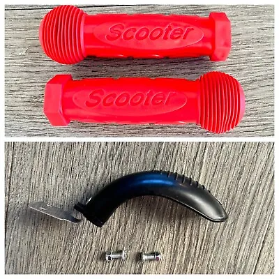 Brake Handles BUNDLE To Fit MINI MICRO Scooter Back Rear Foot Handle Grip RED • $12.80