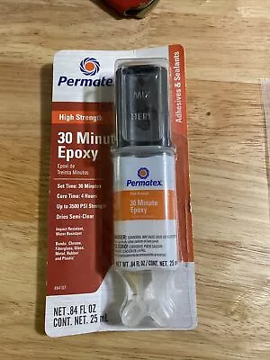 Permatex 84107 PermaPoxy 30 Minute High Strength General Purpose Epoxy 0.84 Oz. • $6