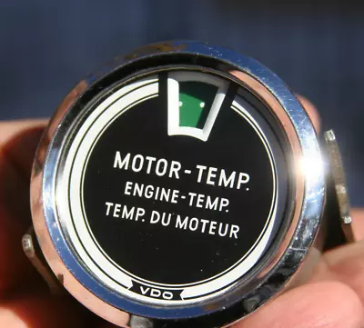 65 1965 VDO Vintage Water Motor Temp.du Moteur Temperature Gauge • $119