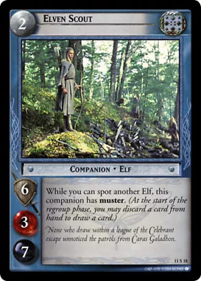 LOTR: Elven Scout [Ungraded] Shadows Lord Of The Rings TCG Decipher • $0.99