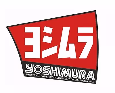 Yoshimura NEW MX Exhaust Muffler Decal RS-4 Replacement End Cap Sticker  • $18.99