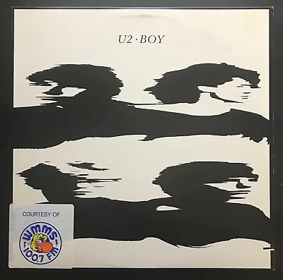 U2 - Boy - Promo Radio Station Wmms Sticker Vinyl Lp 7 90040-1 Island Bono U-2 • $74.99