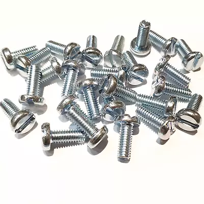 4 TV & Computer Monitor Stand Bracket Mounting Screws VESA M4 10mm Chrome  • £2.99