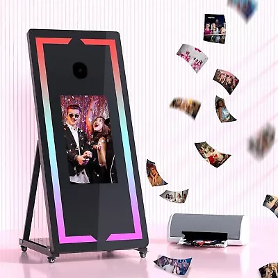 Magic Mirror Photo Booth With Capacitive Mini PC & DSLR Support 65   • $2609.10