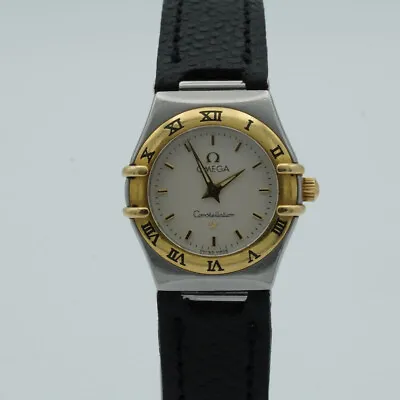 OMEGA Constellation Quartz Women's Watch Steel/Gold 25MM Vintage 795.1203 OM103 • $1052.28