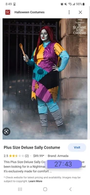 $59.99 • Buy Euc Sally Costume Size 2x