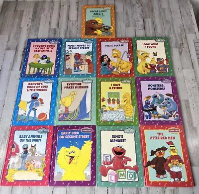 Lot Of 13 Sesame Street  Book Club Vintage 1980's  Hardcover Books • $18.88