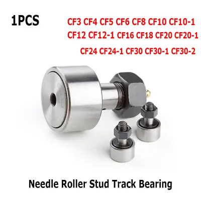 Bolt Type Cam Follower Needle Roller Stud Track Bearing CF3 - CF30 Dia 10mm-90mm • $3.15