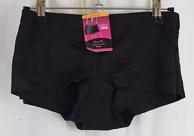 Maidenform Women's Microfiber Boyshort Panty 3 Pack Black Size Small • $20