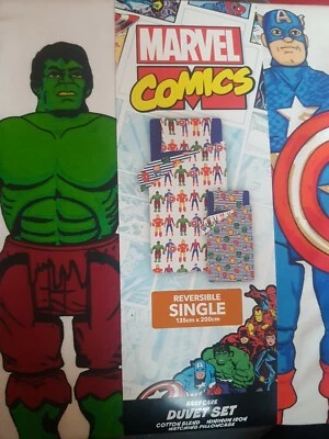 £17 • Buy Marvel Comics Single Duvet Set