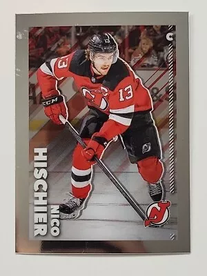 2022-23 Topps Chrome Nhl Stickers #296 Nico Hischier New Jersey Devils • $1.25