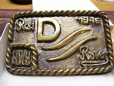 John Wayne Red River D Buckle • $155