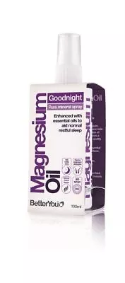 £13.71 • Buy BetterYou Magnesium Oil Goodnight Spray 100ml