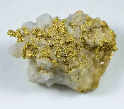 #OM-50 Crystalline Gold Nugget Specimen 4.90 Grams Oriental Mine Sierra County C • $380.36