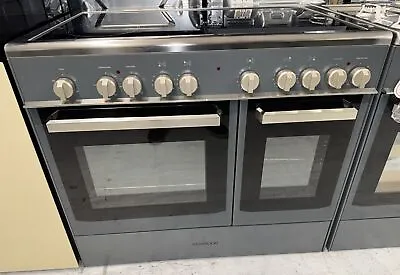 KENWOOD CK418SL 90 Cm Electric Ceramic Range Cooker - Slate Grey & Chrome • £630