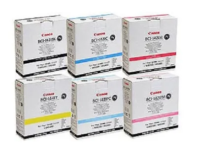 Original Ink Canon W8400 W8400PG/BCI-1421 BCI-1441 BK C M Y PC Ink Cartridge • £121.68