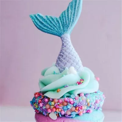 DIY Mold Silicone Tail Mermaid 3D Fondant Chocolate Sugarcraft Mould Cake • $6.06