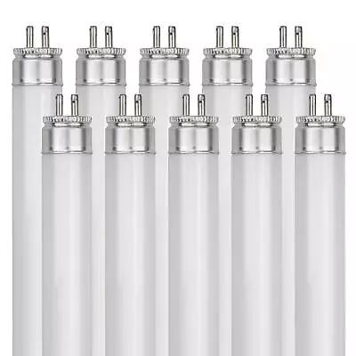 Sunlite F6T5/DL 6-Watt T5 Linear Fluor Lamp Mini Bi Pin Base Daylight 10 Pack • $25.99