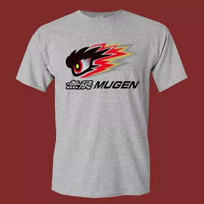 Mugen Power Racing Tuner Logo Men's Grey T-Shirt Size S-5XL • $17.11