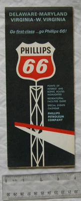 £2.50 • Buy 1965 Phillips 66 Delaware, Maryland, Virginia, W. Virginia
