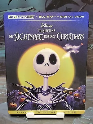 The Nightmare Before Christmas (Ultra HD 1993) *Factory Sealed **With Slipcover • $21.99