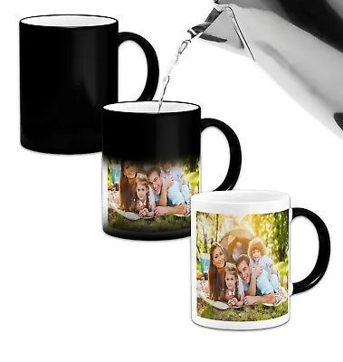 Personalised Magic Photo Mug Heat Custom Colour Changing Cup Mothers Day Gift • £7.99