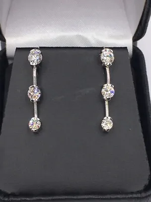 $2499.99 • Buy Jose Hess! $8985 New! Garden Lights Diamond Earrings 1 Carat T.W. 18 (D01066973)