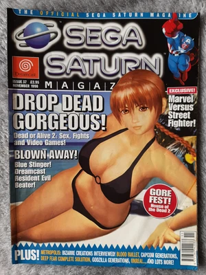 £24.99 • Buy NEAR MINT - Official Sega Saturn Magazine UK - Issue # 37 - November 1998 - RARE