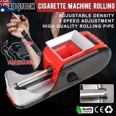 Automatic Cigarette Machine Rolling Tobacco Electric Maker Roller Injector Tube • $22.95