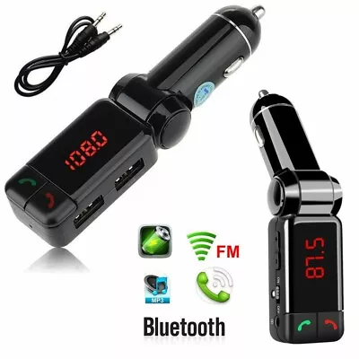 Universal Wireless Bluetooth FM Transmitter Car MP3 Radio Player USB Charger  • £6.45