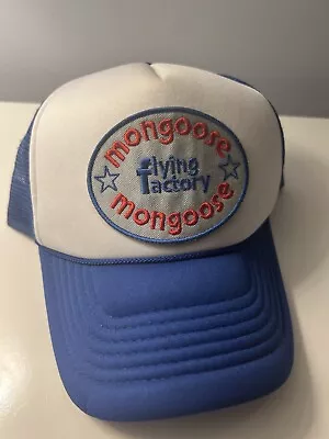 Vintage 80’s Mongoose BMX Flying Factory Patch New Trucker Hat Cap • $29.99