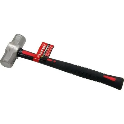 2Lb Sledge Lump Hammer Double Face Fibreglass Handle • £8.70