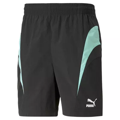 Puma Swxp 7 Inch Shorts Mens Black Casual Athletic Bottoms 53824101 • $19.99