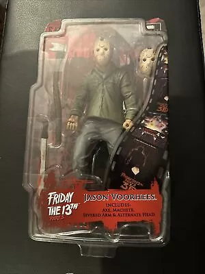 2008 Mezco Toys Cinema Fear Friday 13th Part 3 Jason Voorhees 7” Figure NEW  • $55