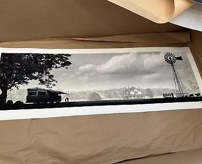 The Walking Dead - Print - This Is My Farm I’ll Die Here VARIANT- Mark Englert • $89.99