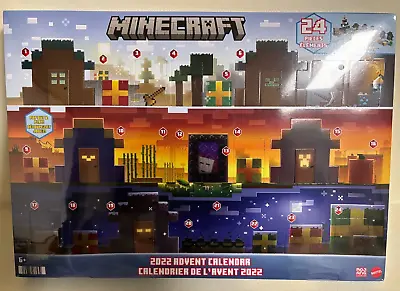 MINECRAFT  Advent Calendar 24 Pieces Elements Pop Out & Play New Sealed • $19.99