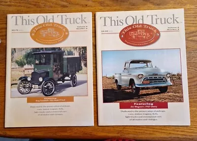 Two Issues Of This Old Truck Magazine Volume 4 #6 And Volume 5 #4 Exc Cond • $0.99