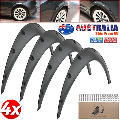 4x 3.1  80mm Universal Flexible Wide Arches Car Body Wheel Fender Flares Extra • $34.99