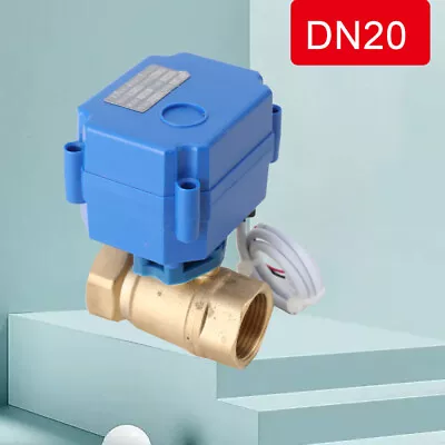 AC110V DN20 2  Inch 2-Way 2-Wire Brass Electric Motorized Ball Valve • $42.99