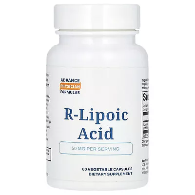 R-Lipoic Acid 50 Mg 60 Vegetable Capsules • $19.42