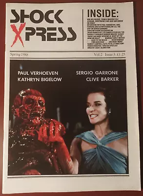 Shock Xpress: Vol. 2 3 Spring 1988 - UK Magazine / Verhoeven Bigelow Barker • $14.16