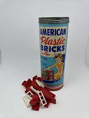 Vintage 1950's American Plastic Bricks Building Set Vintage 1950's 96 Pieces • $19.99